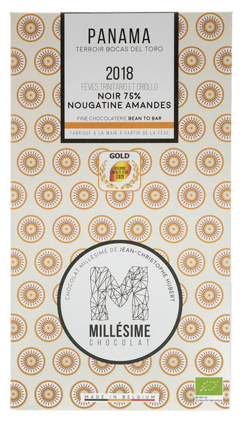 Panama Noir 75% Nougatine Amandes