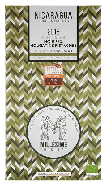 Nicaragua Noir 65% Nougatine Pistaches
