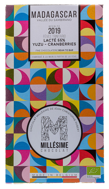 Madagascar Lacté 55% - Yuzu Cranberries