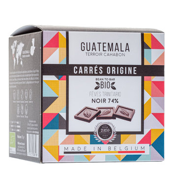 Carrés Origine - Guatemala Noir 74%